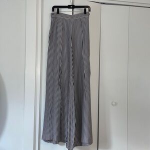 Zimmermann silk wide leg striped pants